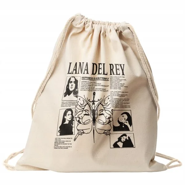 Plecak bawełniany 34x40 Lana Del Rey