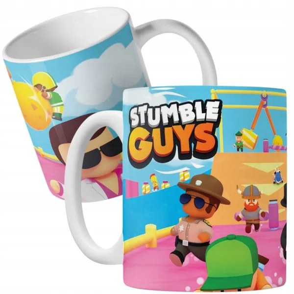 Kubek ceramiczny Stumble Guys Dla Fanów Gry Graczy Dla Dzieci Prezent