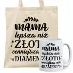 Zestaw Kubek + Torba Dzień Matki Dla Mamy Prezent Upominek