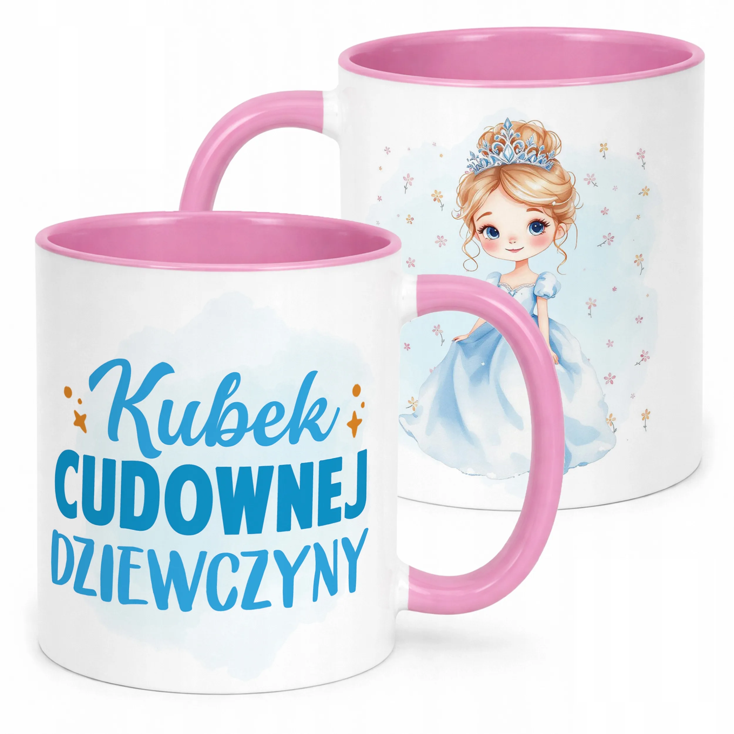 Kubek Różowy Dzień Kobiet Dla Dziewczynki Dla Niej Prezent Upominek