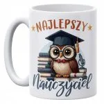 Kubek ceramiczny 330 ml Dzień Nauczyciela Najlepszy Nauczyciel Prezent