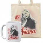 Zestaw torba bawełniana na zakupy + kubek Ariana Grande Dla Fanów