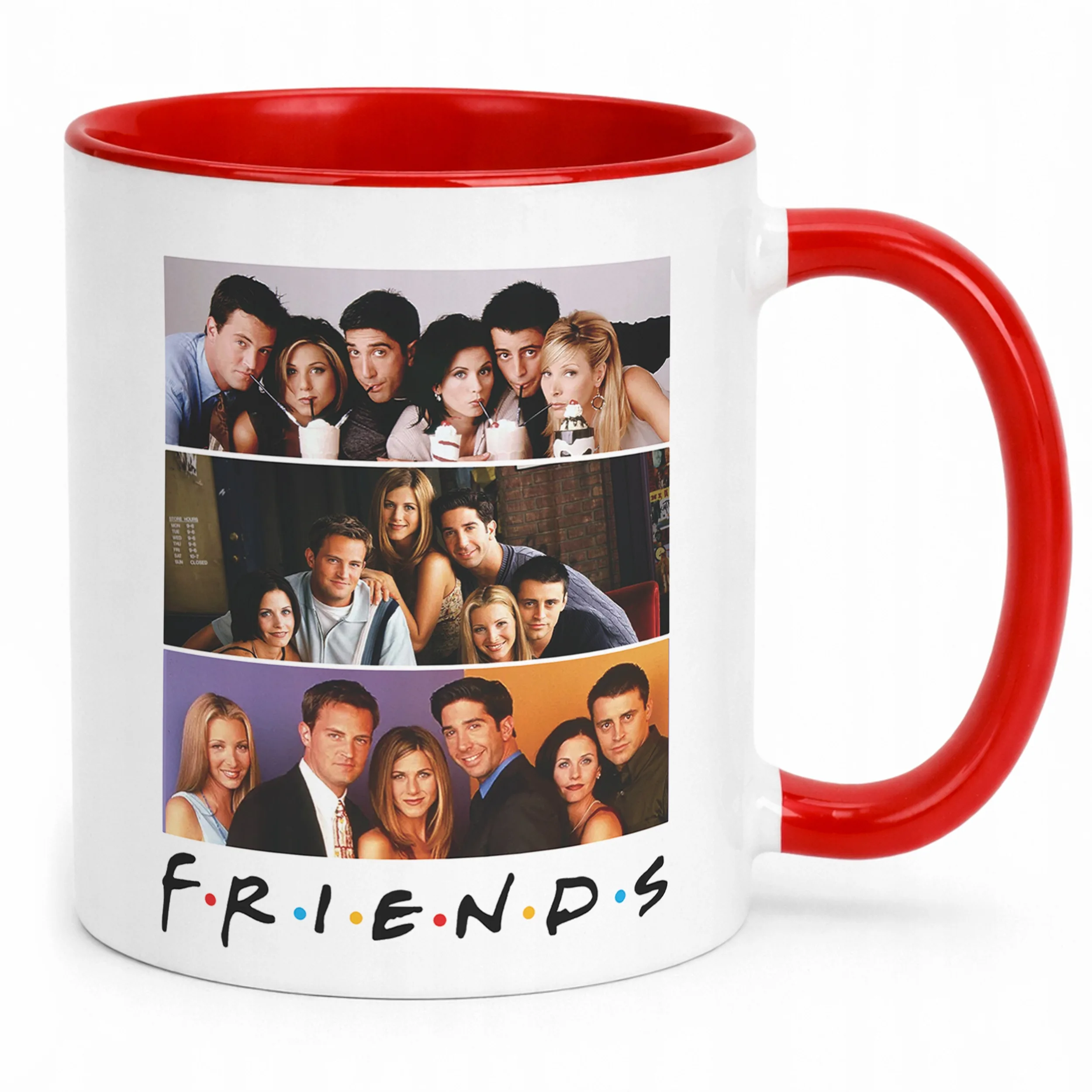 Kubek Czerwony Friends Przyjaciele Dla Fanów Serialu Prezent Upominek
