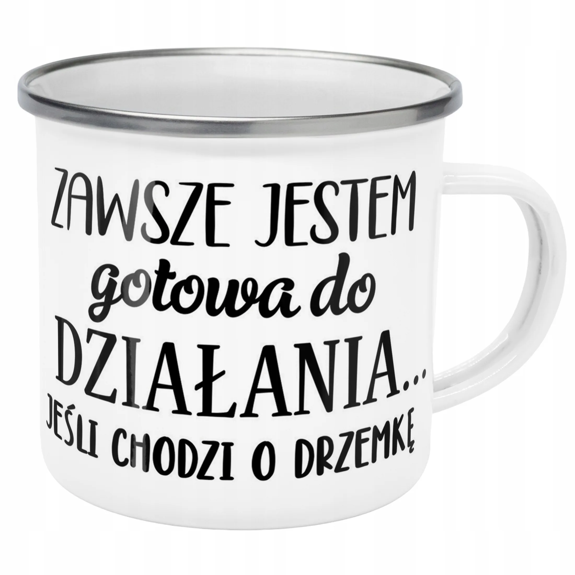Emaliowany Kubek Garnuszek Dzień Kobiet Dla Kobiety Prezent Upominek