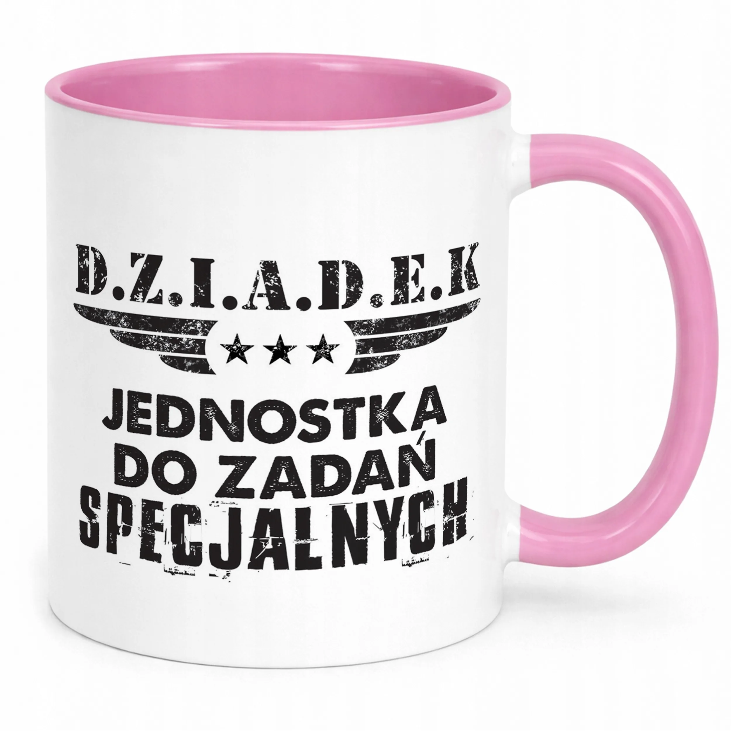 Kubek Różowy Dzień Dziadka Dla Dziadka Prezent Upominek