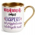 Kubek Premium Złoty Personalizowany Dzień Matki Dla Mamy Prezent Upominek