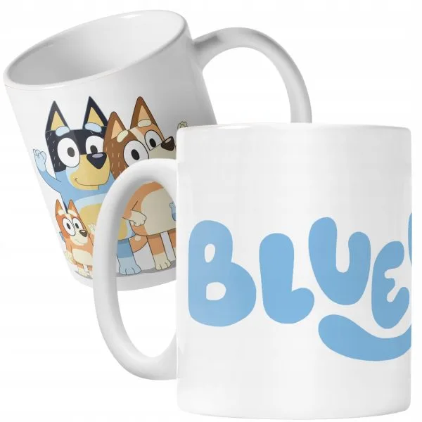 Kubek ceramiczny Bluey Bingo Dla Fana Bajki Dla Dzieci Prezent