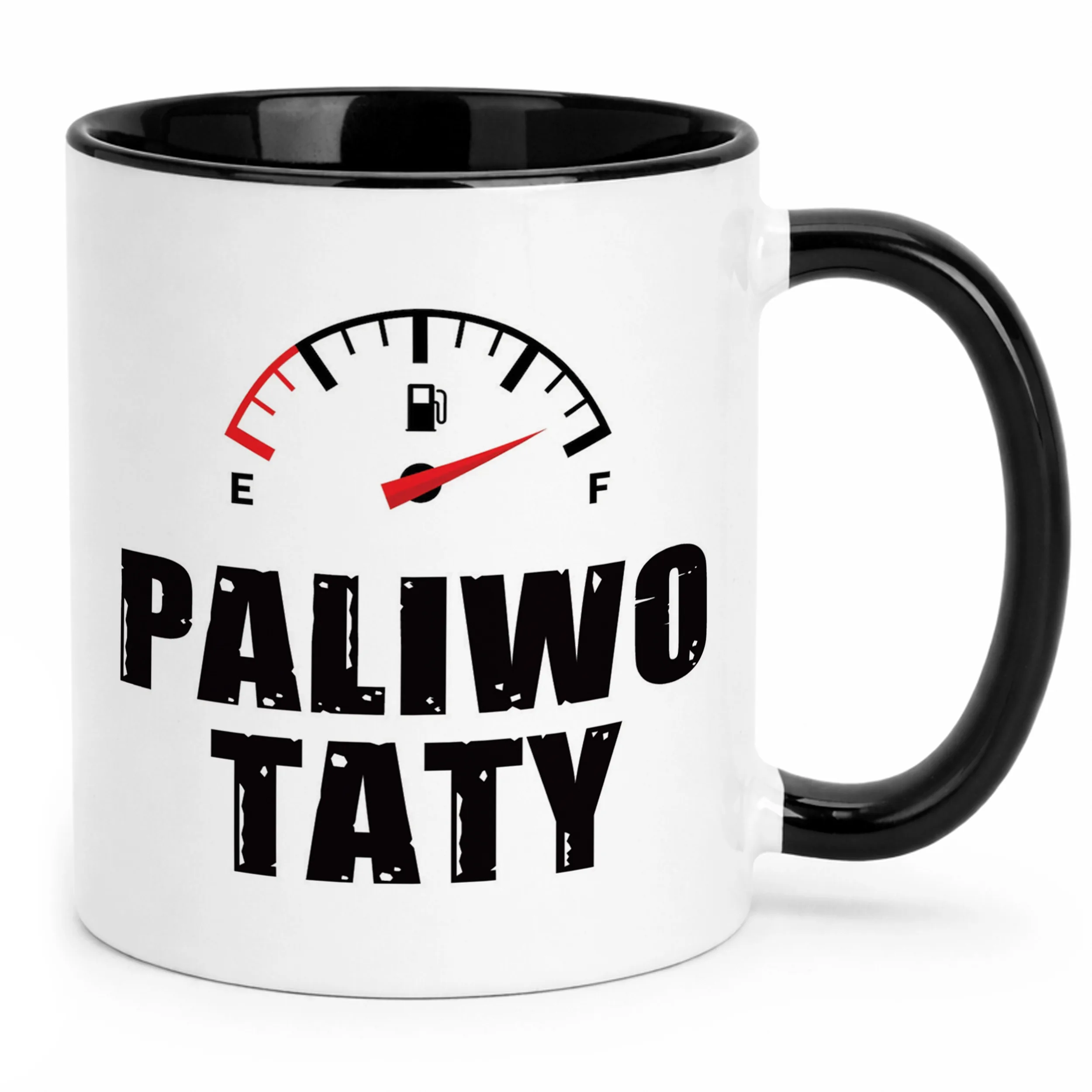Kubek Czarny Dzień Ojca Dla Taty Paliwo Taty Prezent