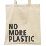 Torba bawełniana materiałowa na zakupy EKO Ekologia NO MORE PLASTIC