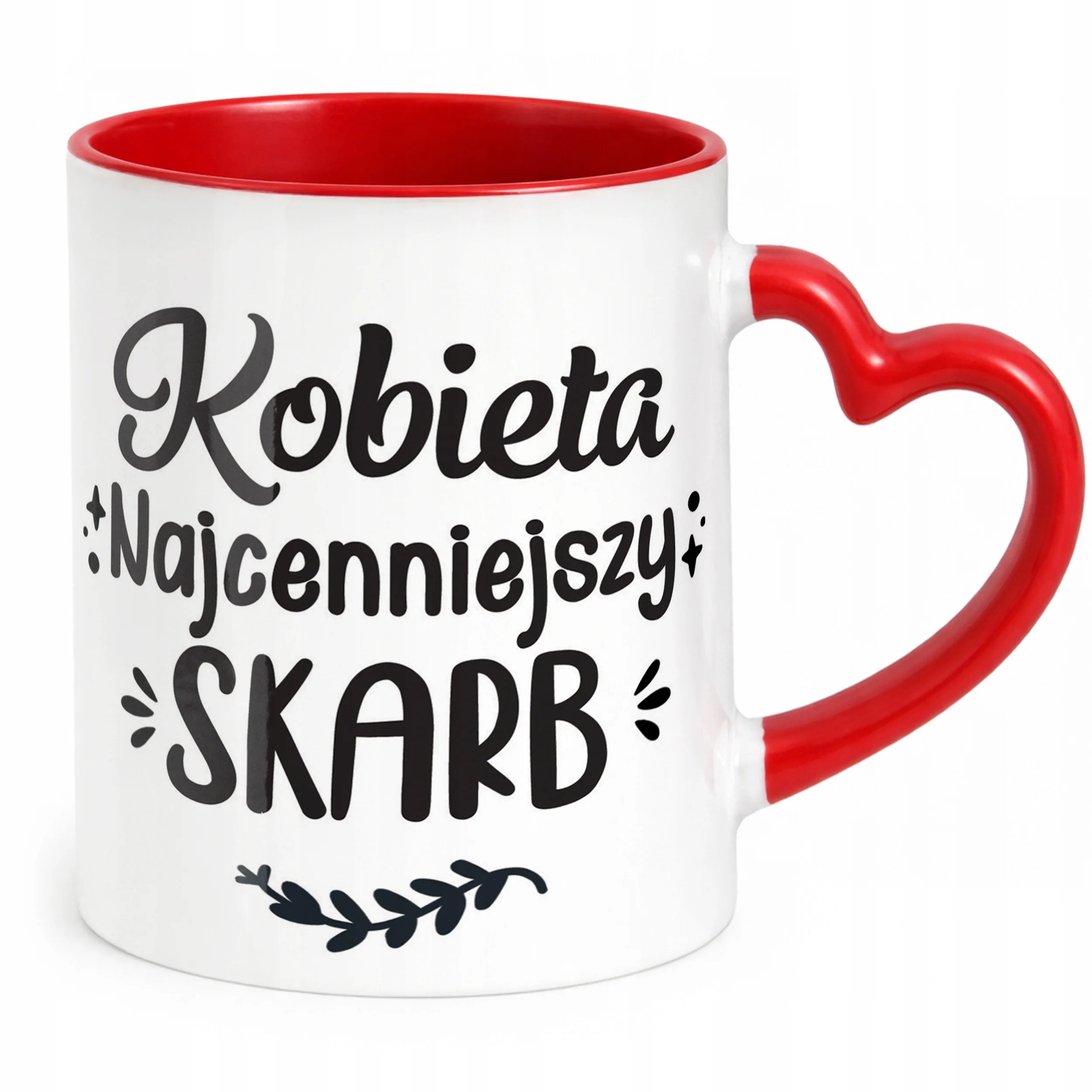 Kubek Czerwony Dzień Kobiet Dla Kobiety Dziewczyny Prezent Upominek