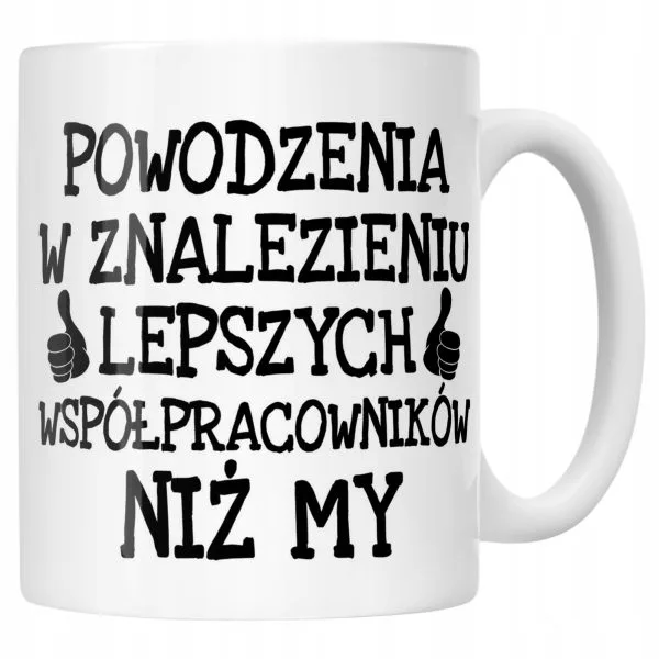 Kubek ceramiczny Odejście Pożegnanie Z Pracy Dla Współpracownika Prezent