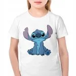 Koszulka biała dziecięca Stitch Lilo i Stich Dla Fanów