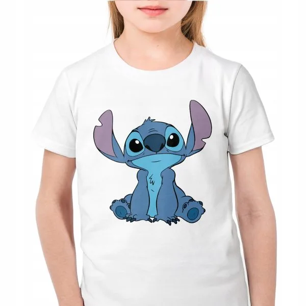 Koszulka biała dziecięca Stitch Lilo i Stich Dla Fanów