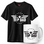 Zestaw Kubek + Koszulka Dzień Ojca Dla Taty Top Dad Prezent