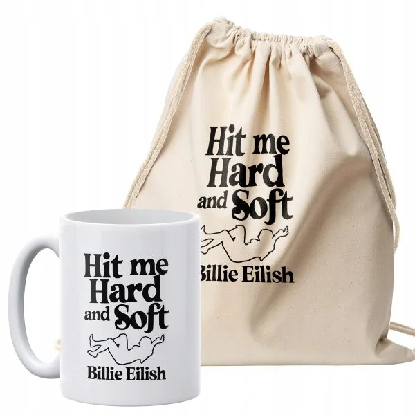 Zestaw plecak bawełniany + kubek Billie Eilish Dla Fanów