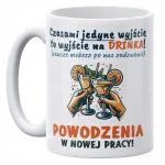 Kubek ceramiczny 330 ml Na Odejście Z Pracy Prezent Pożegnanie Zabawne