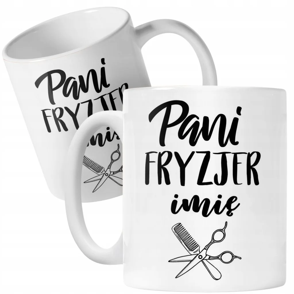 Kubek Ceramiczny Personalizowany Pani Fryzjer Dla Fryzjerki Prezent