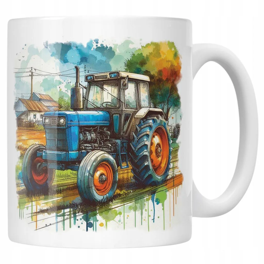 Kubek ceramiczny Dla Fanów Traktorów Rolników Traktor Prezent Upominek