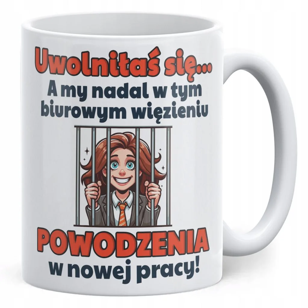 Kubek ceramiczny Pożeganie Odejście z Pracy Dla Koleżanki Prezent