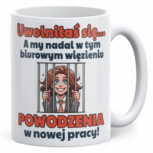 Kubek ceramiczny Pożeganie Odejście z Pracy Dla Koleżanki Prezent