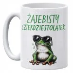 Kubek ceramiczny 330 ml Żajebisty 40 Prezent Dla Mężczyzny Na 40 Urodziny