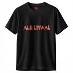 Koszulka czarna męska Ale Urwał Śmieszne Memy r. 3XL