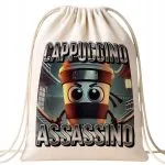 Plecak bawełniany Cappuccino Assassino viral tiktok brainrot