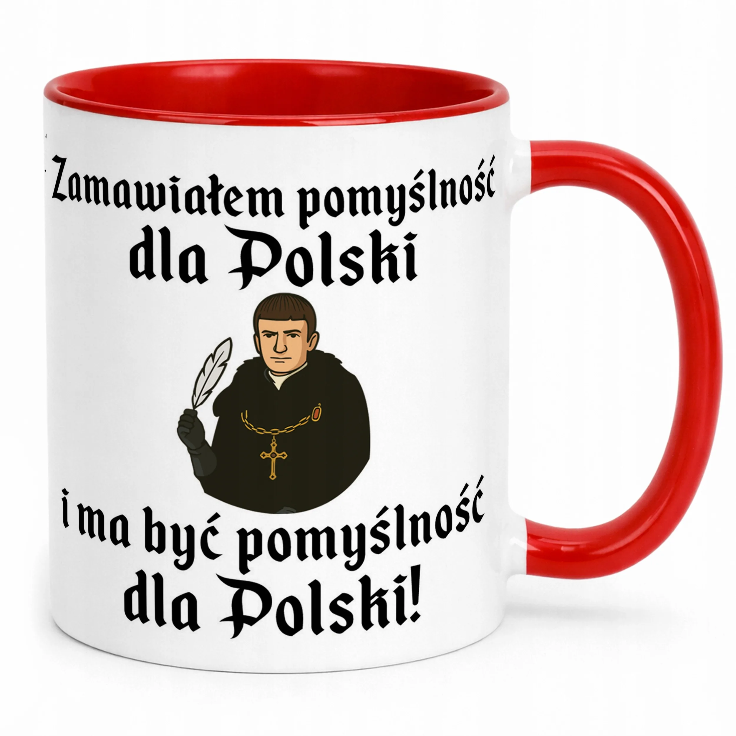 Kubek ceramiczny 1670 Zamawiałem Pomyślność Dla Polski Jakub Prezent