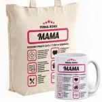 Zestaw Kubek + Torba Premium Dzień Matki Dla Mamy Prezent Upominek