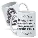 Kubek ceramiczny Dzień Kobiet Wiem Czego Chcę Prezent Dla Kobiety