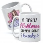 Kubek ceramiczny Królowa Kawa Dla Kobiety Dzień Kobiet Prezent