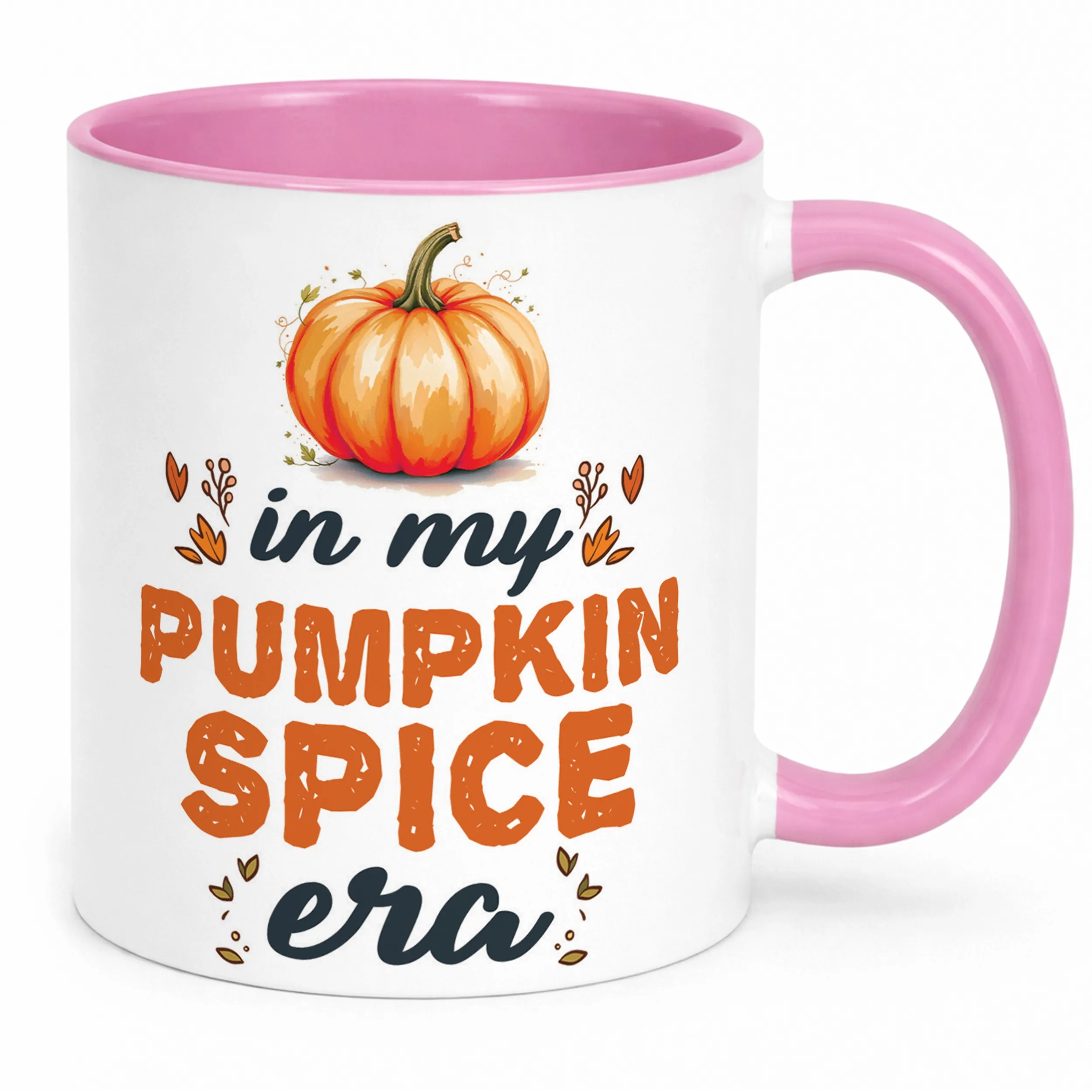 Kubek Różowy Jesienny Jesień In My Pumpkin Spice Era Dynia Prezent