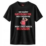 Koszulka czarna męska Dzień Ojca Dla Taty Prezent r. 3XL