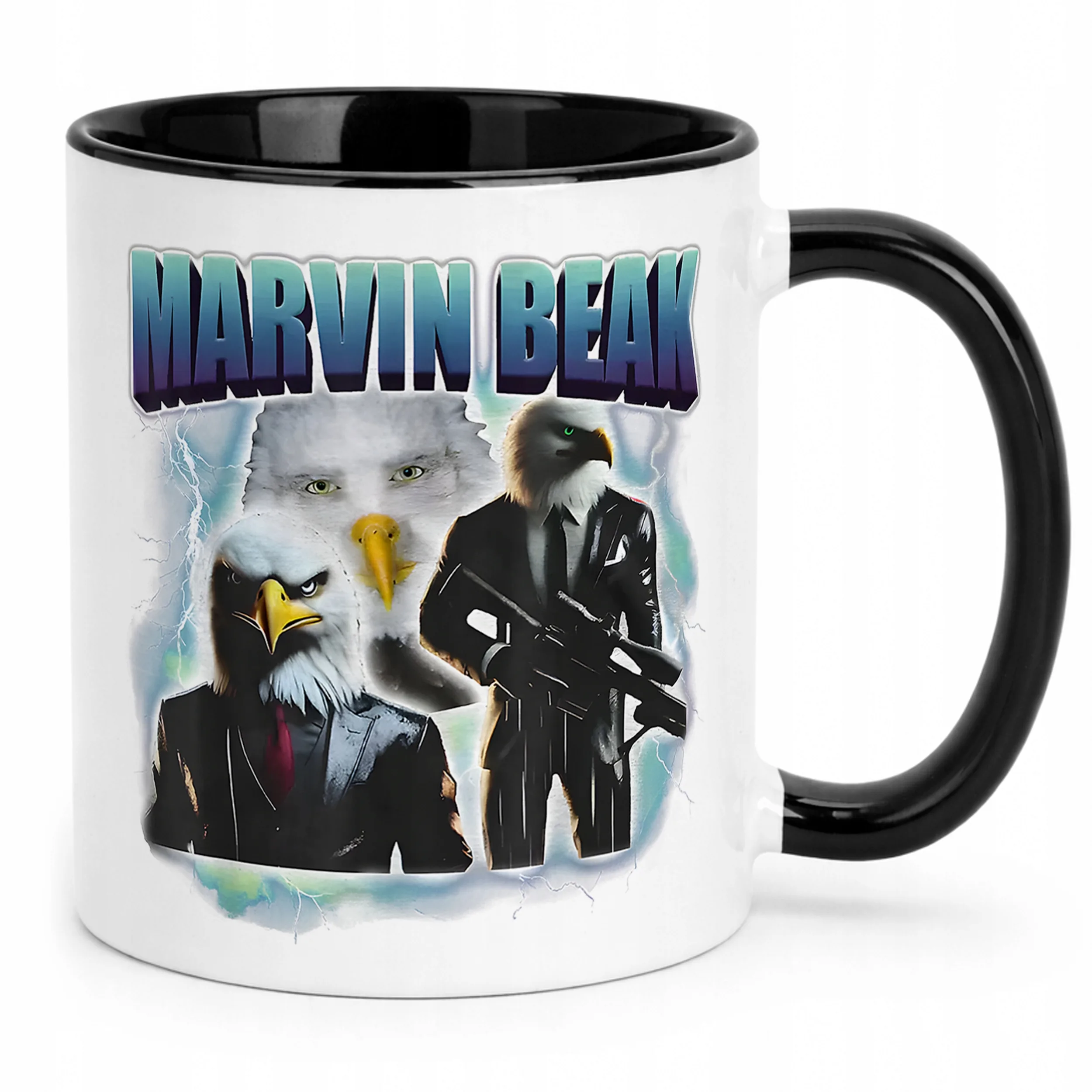 Kubek Czarny Marvin Belk viral tiktok brainrot mem