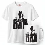Zestaw Kubek + Koszulka Dzień Ojca Dla Taty The Walking Dad Prezent