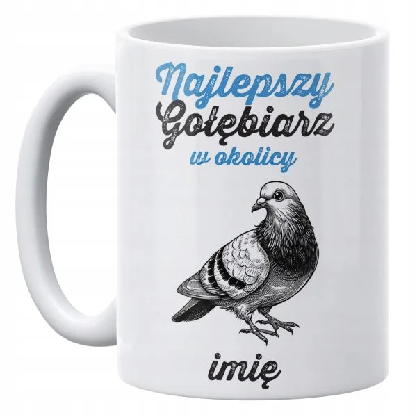 Kubek ceramiczny 330 ml Dla Gołębiarzy Prezent Upominek Personalizowany