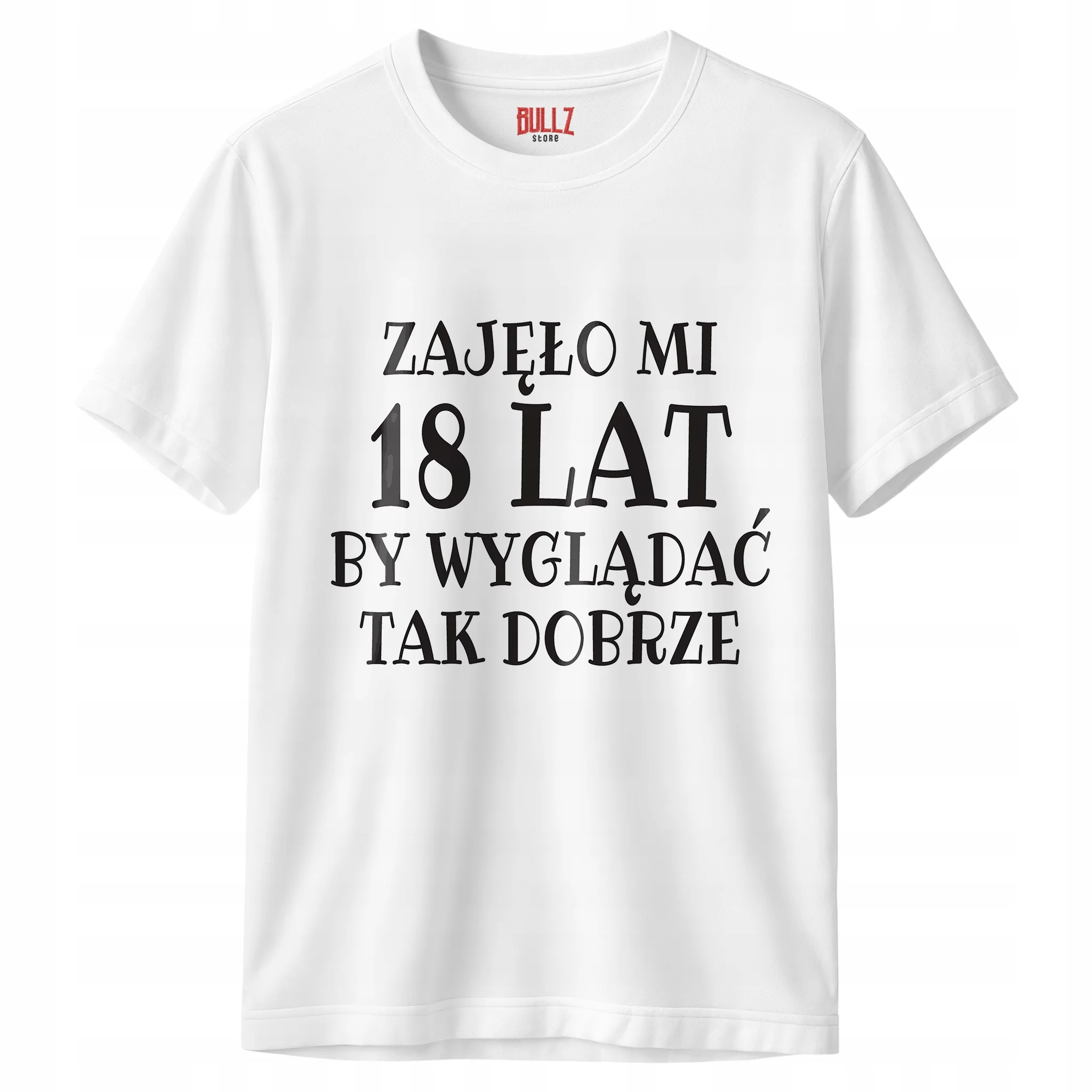 Koszulka biała męska Zajęło Mi 18 Urodziny Prezent Upominek