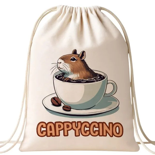 Plecak bawełniany Kapibara Capybara Zwierzak Prezent