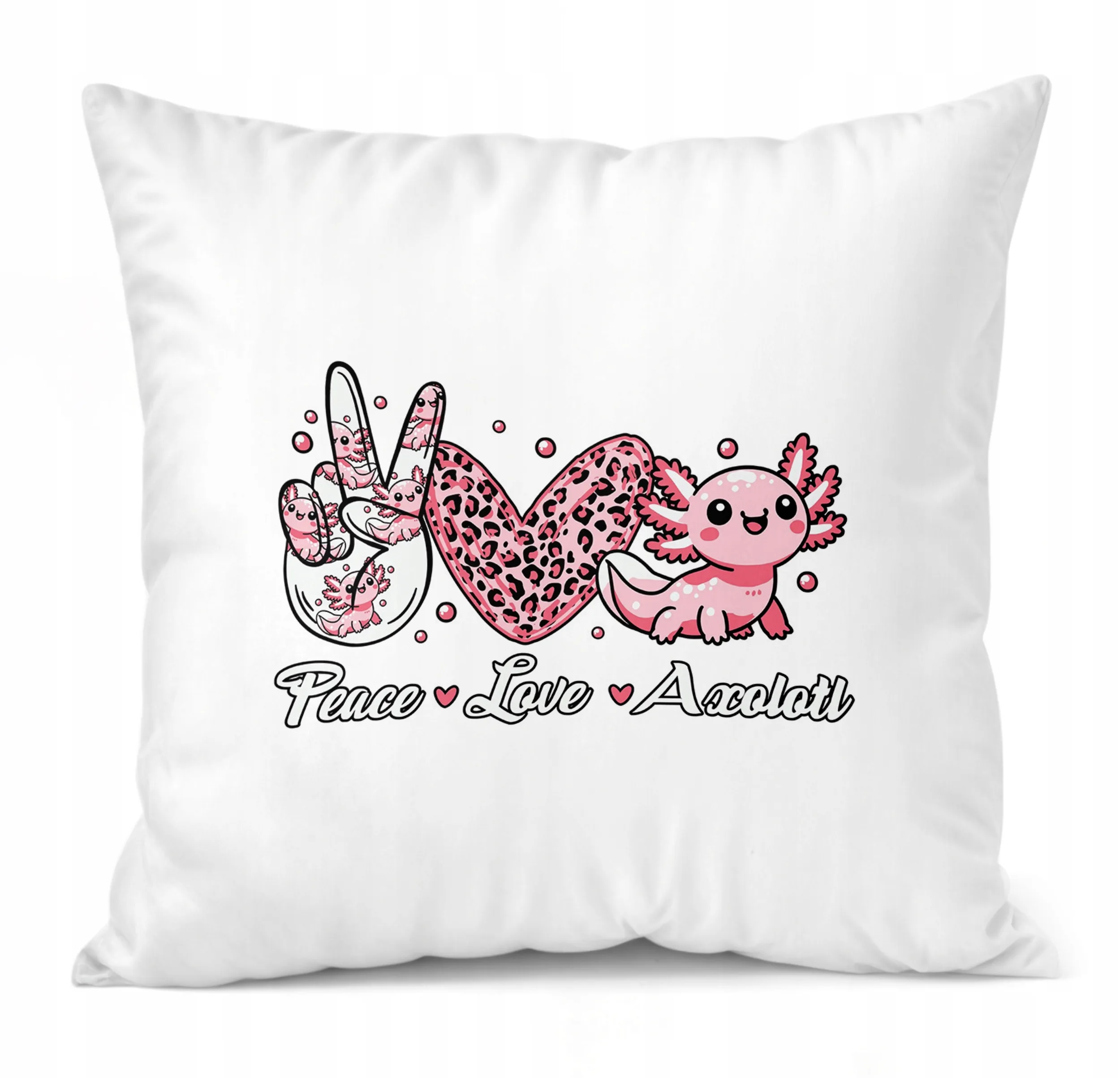 Jasiek dla fana gier 40×40 Aksolotl Axolotl Mine craft Różowy Zwierzak HIT