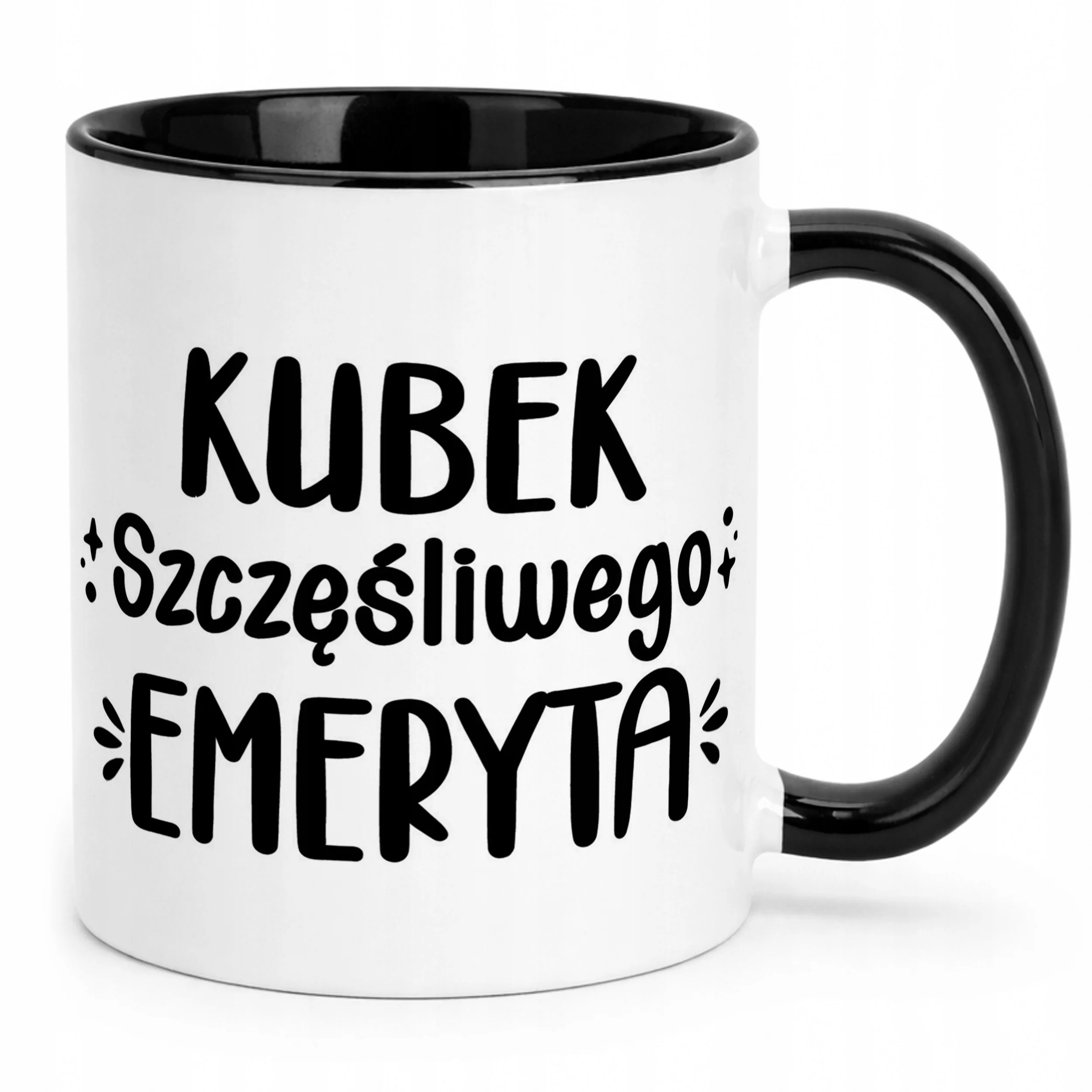 Kubek Czarny z okazji Emerytury Dla Emeryta Prezent Upominek