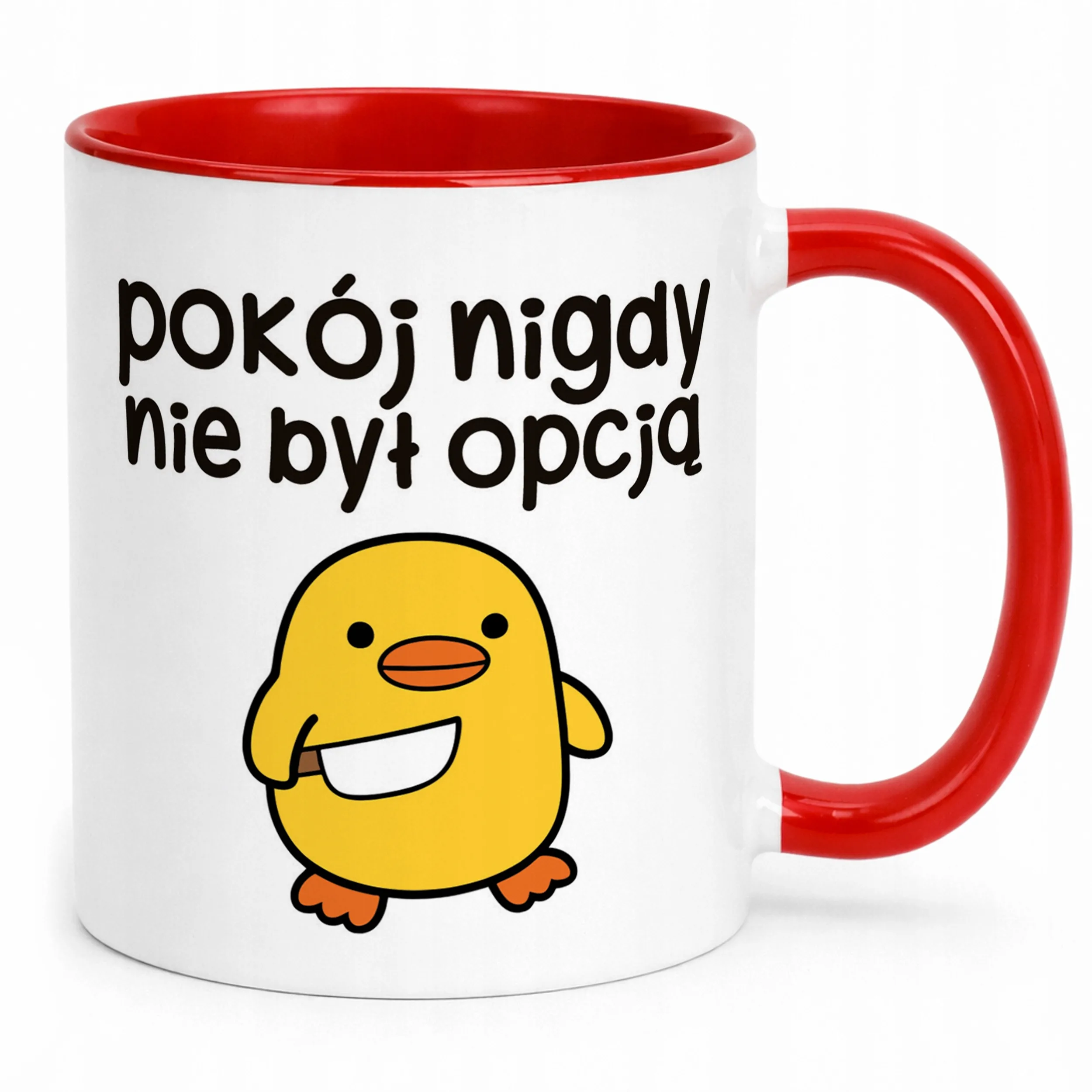 Kubek Czerwony Pokój Nigdy Nie Był Opcją Śmieszny Zabawny Prezent