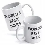 Kubek ceramiczny 330 ml World’s Best Boss The Office Dla Szefa Prezent