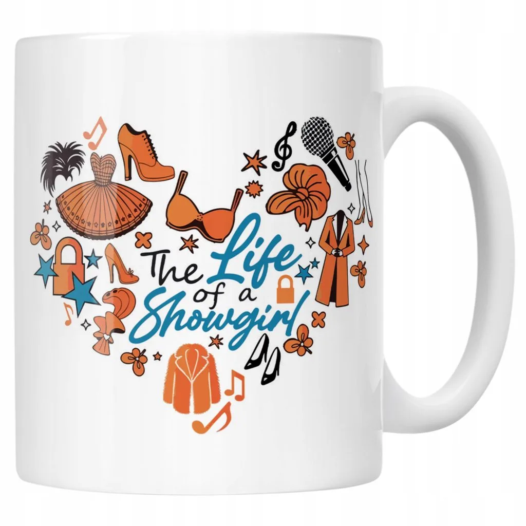 Kubek ceramiczny Taylor Swift The Life Of A Showgirl Dla Fanów Prezent