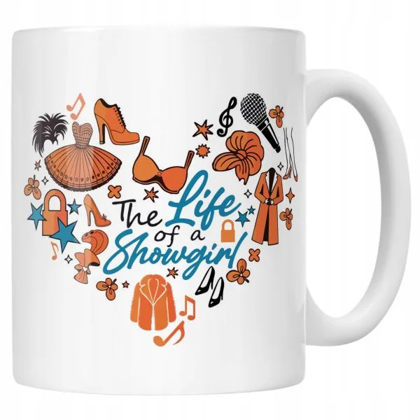 Kubek ceramiczny Taylor Swift The Life Of A Showgirl Dla Fanów Prezent