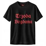 Koszulka czarna męska 1670 Trzoda Bogdana