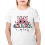 Koszulka biała dziecięca Stitch Lilo i Stich Dla Fanów