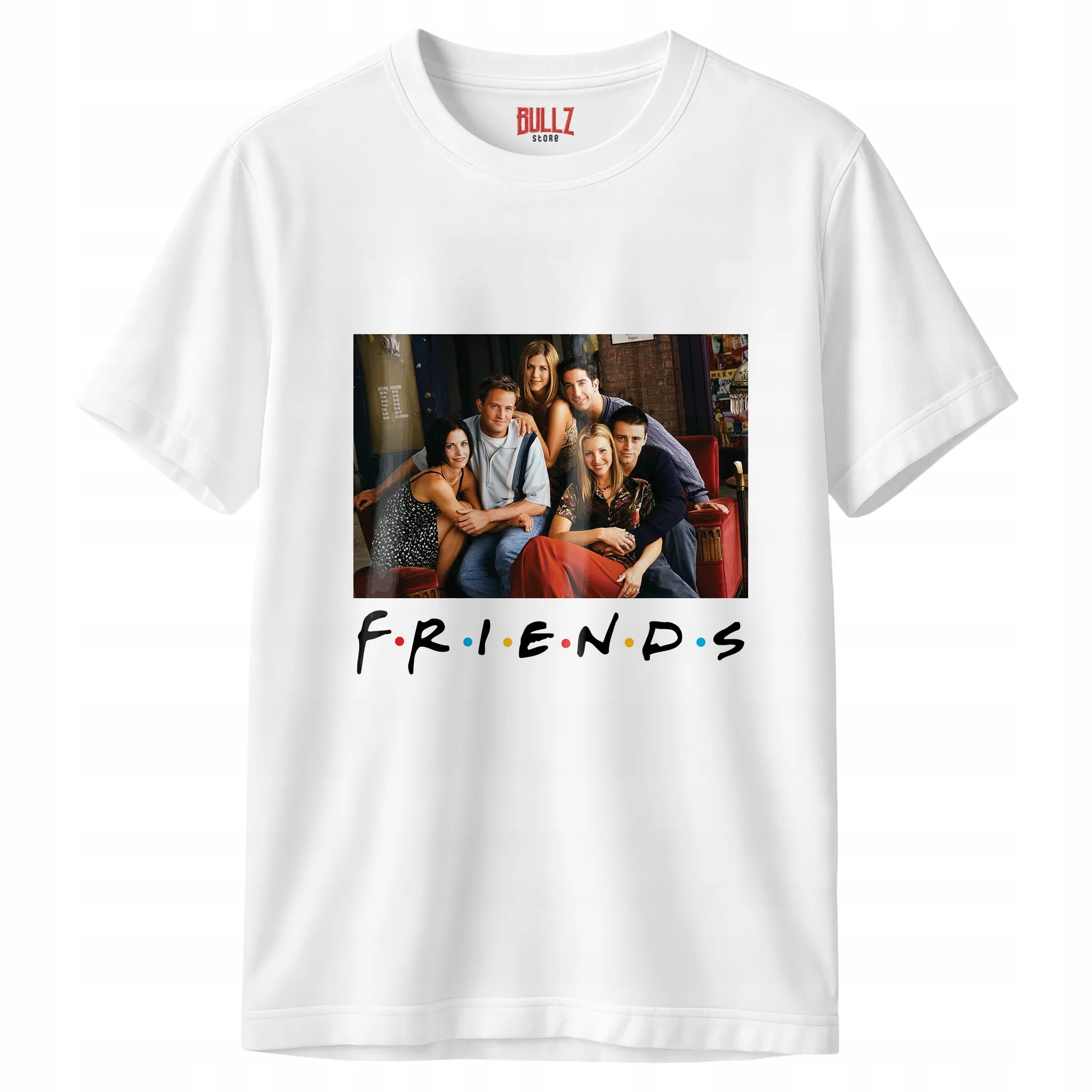 Koszulka biała męska Friends Przyjaciele Dla Fanów Serialu r. 3XL