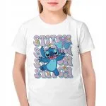 Koszulka biała dziecięca Stitch Lilo i Stich Dla Fanów