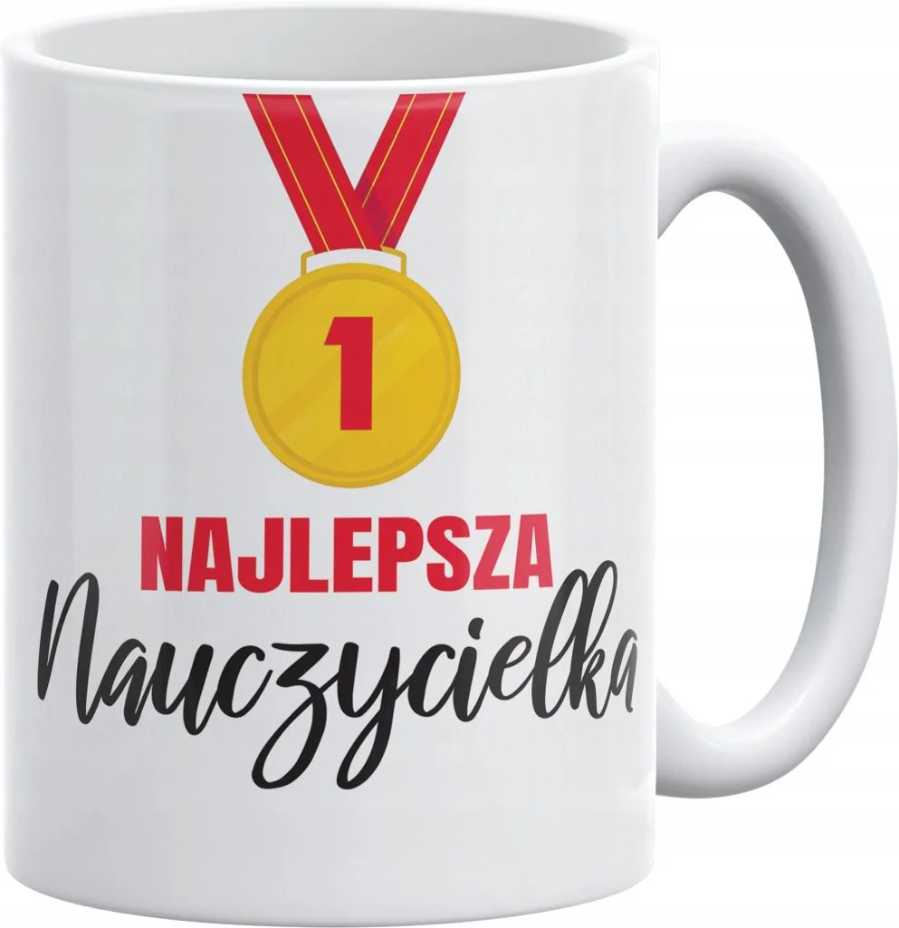 Kubek upominek prezent na dzień nauczyciela dla nauczycielki