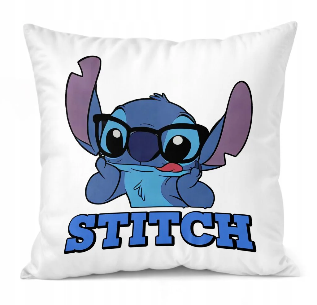 Poduszka 38x38cm Stitch Lilo i Stich Bajka Dla Dzieci Prezent